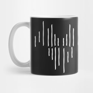 White Stripes Pattern Mug